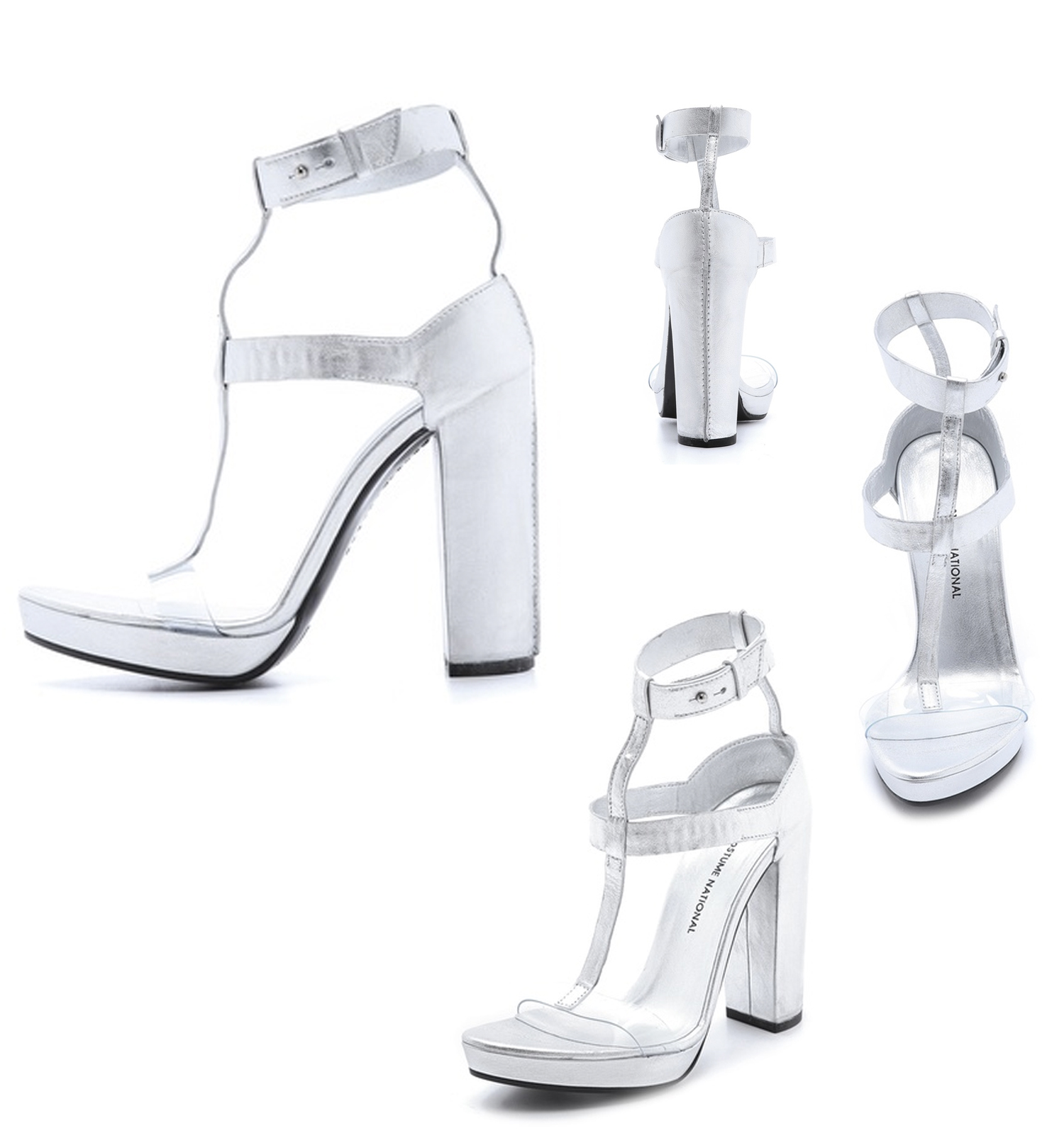 Silver shoe