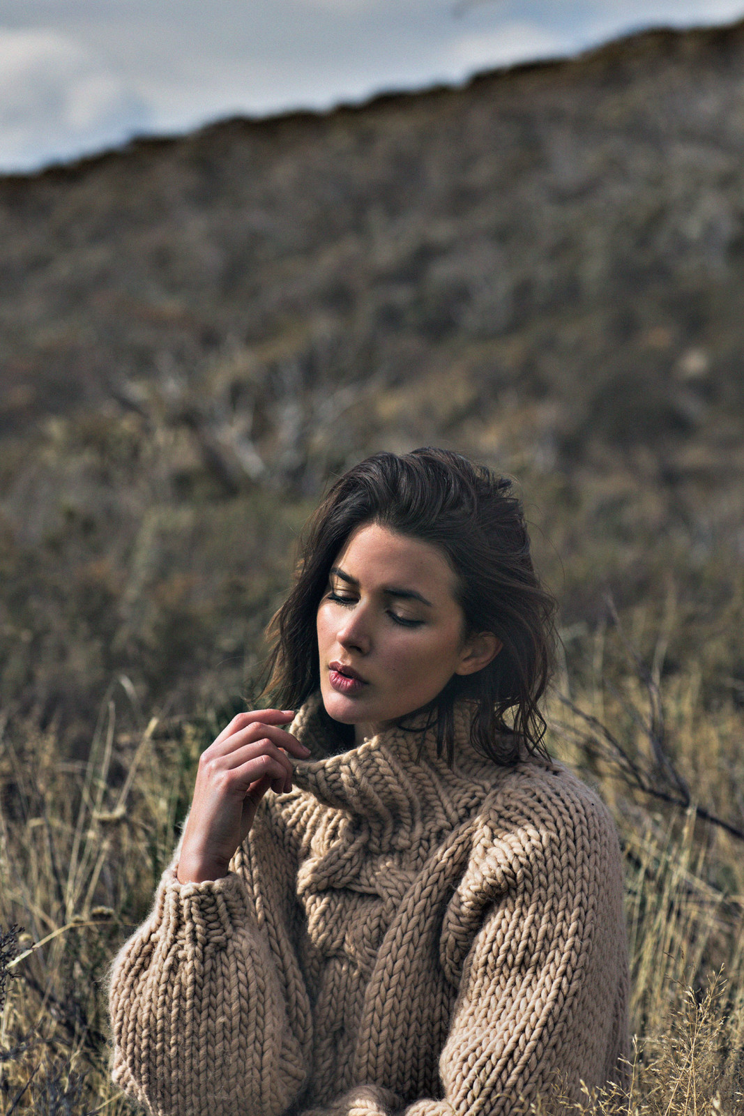 Sara-knit-mr-mittens-turtle-neck