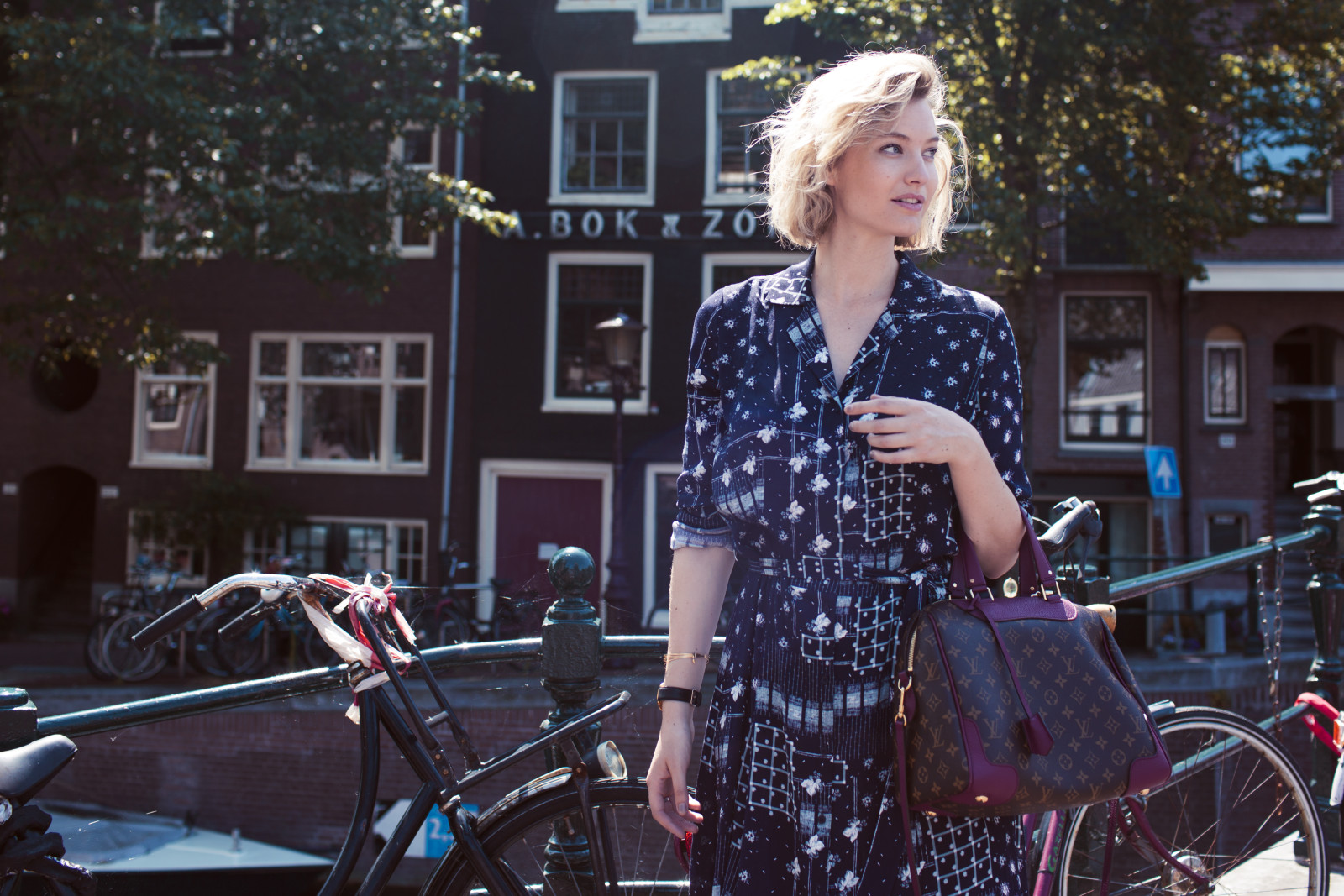 amsterdam-bike-and-other-stories-dress-shirt-louis-vuitton-sandals-dione