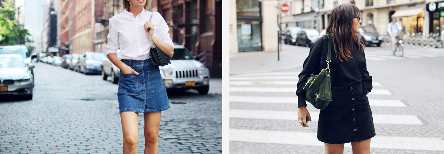 how to style the a line skirt hanna stefansson hanna mw swedish bloggers fashion zanita shopping