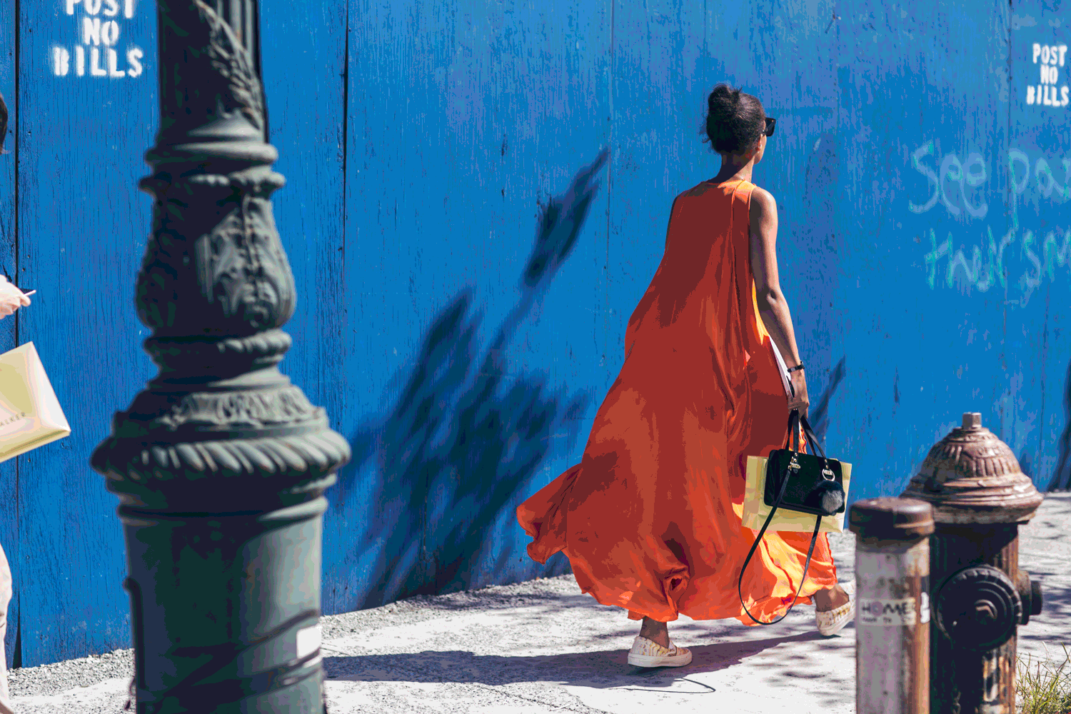 Girl-in-silk-dress-streetstyle