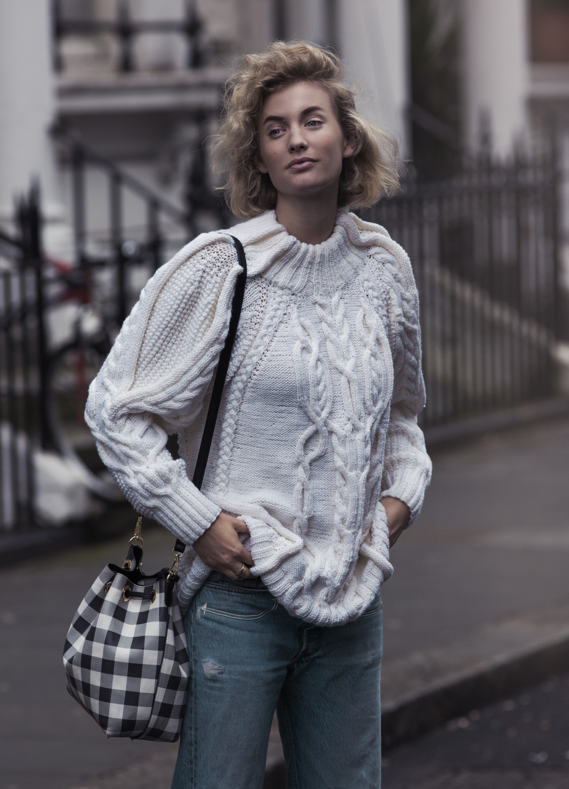vera-wang-knit-chequered-bag