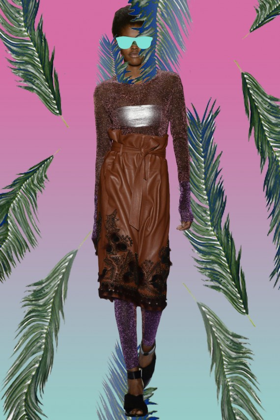 BCBG Max Azria Lurex NYFW 16