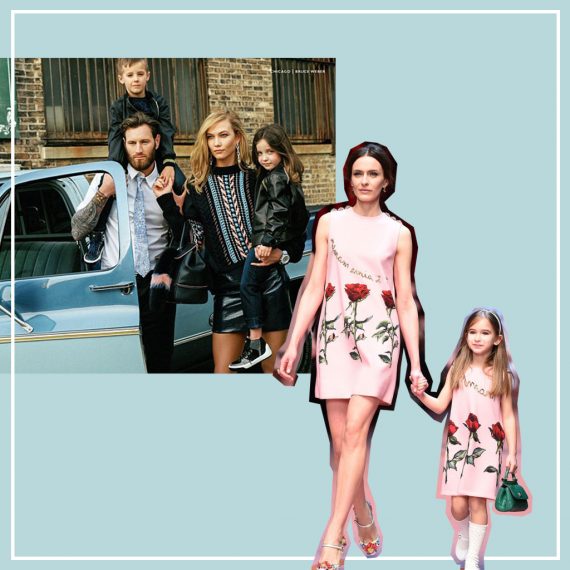 versace equals supermodels as supermoms