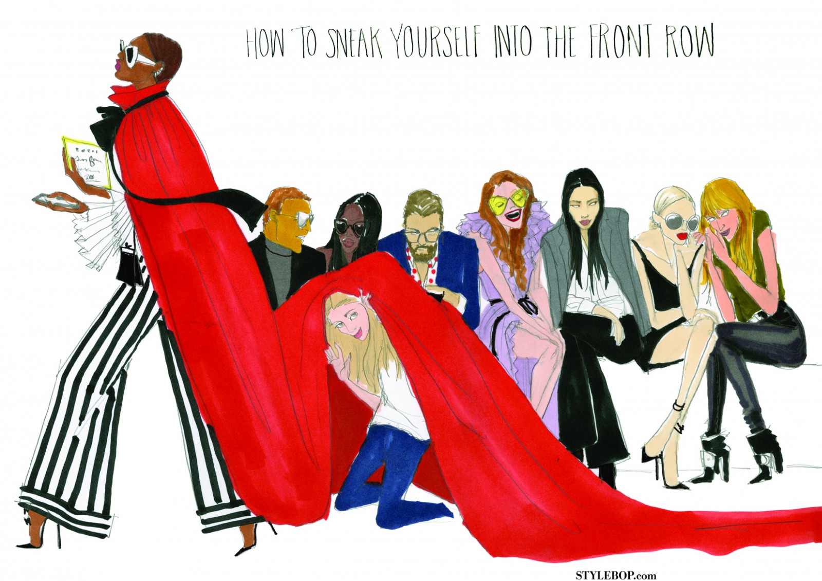 Illustrated-Guide-to-fashion-week-sneak-into-shows